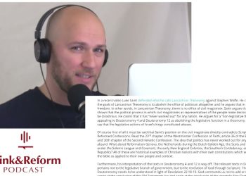 Dr. Adi Schlebusch’s Article on Lancastrian Theonomy